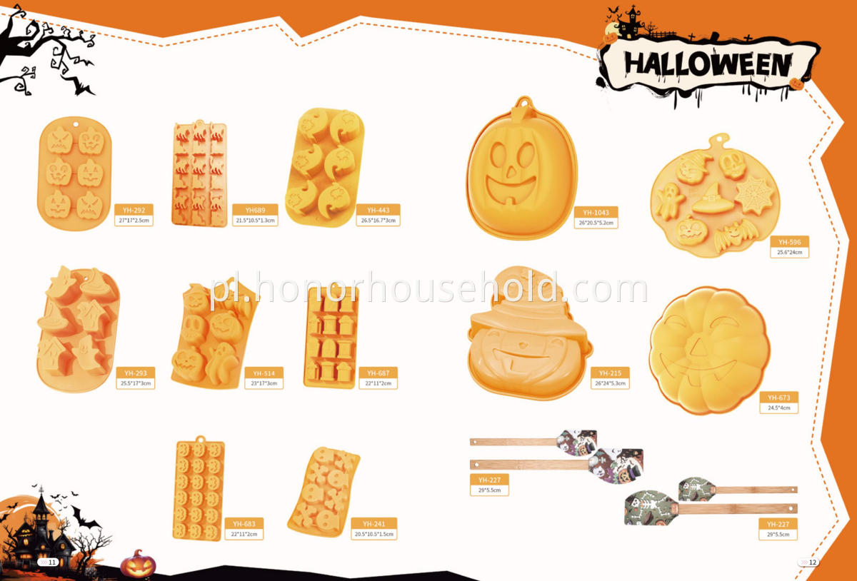 Halloween silicone cake mold